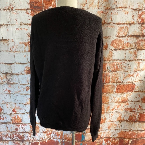 Oversized fuzzy neon love color block sweater m - Picture 4 of 7